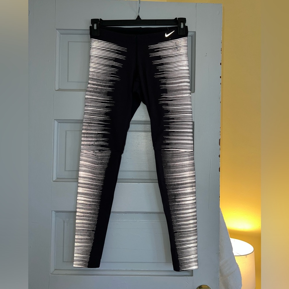Nike dri fit reflective leggings